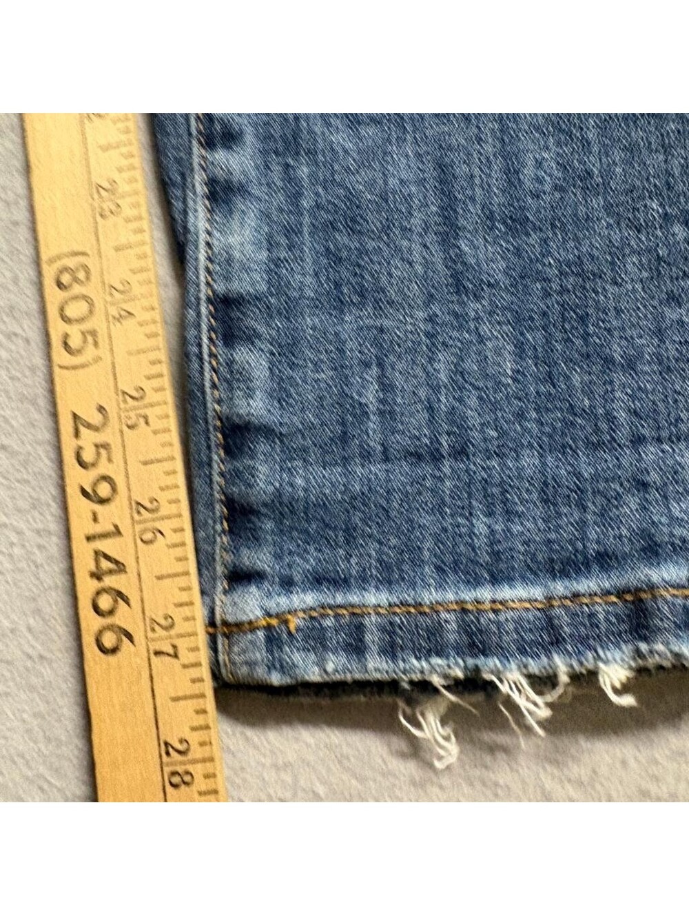 Joe's Jeans Skinny Ankle Distressed Blue Denim Jeans Womens Size 28 - Picture 5 of 11